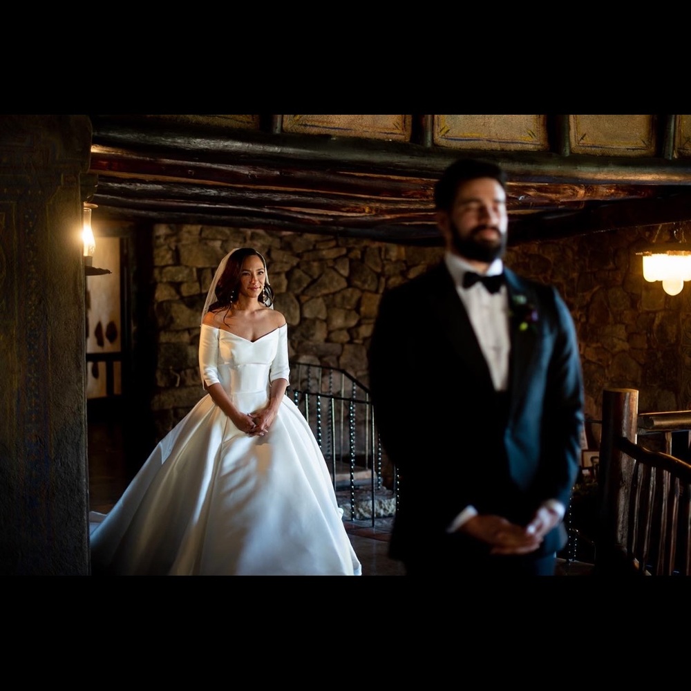 Wedding Dress and Veil